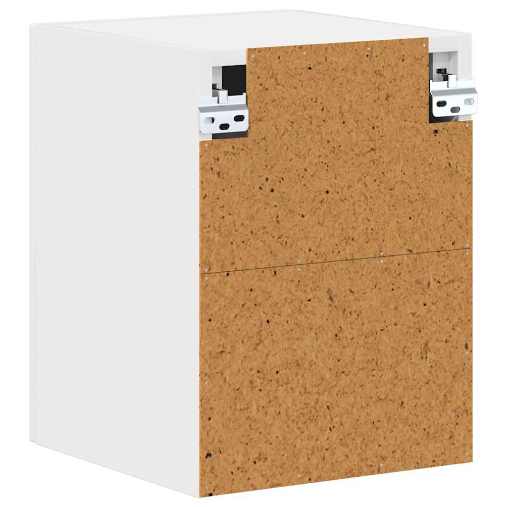 Küchenhängeschrank Hochglanz Weiß 30 x 31 x 40 cm Holzwerkstoff